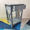 Smart Bedside Table Cabinet Nightstand Side Drawer Shelf Storage Home Bedroom