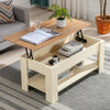 Coffee Table With Storage Lift Top Up Drawer Shelf Wooden Living Room Furniture
