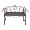 Antique-design Garden Metal Bench Seat Outdoor Decorative Cast Iron Park Chairs