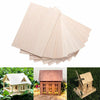 100X150X2mm Wooden Plate Model Wood Sheet DIY House Ship Aircraft Mold Kit Craft