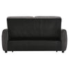Grey Fabric Aramchair Sofa Bed 2 Seater Pull Out Double Sleeper Sofa Bed