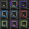 Super Bright LED RGB Bathroom Vanity Mirror Dynamic Color Lights Smart Memory
