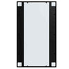 Wall Mirror Black Metal Vanity Make up Wall-mounted Mirror Multi Sizes