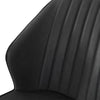 2/4/6pcs Dining Chairs Set Faux Leather Seat Back Metal Legs Kitchen Chair