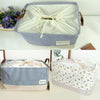 Foldable Fabric Canvas Storage Bags Basket Laundry Toys Fabric Storage Bag Tidy