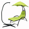 Heavy Duty Outdoor Lounger Sun Hammock Chair Garden Swing C Stand Frame & Canopy