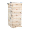 4 Tiers Langstroth Beehive Brood Box Beekeeper Beekeeping Honey Bee Hive Frames