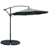 3M Banana Parasol Cantilever Umbrella Sun Shade Canopy Garden Outdoor w/ Base UK