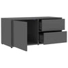 Modern TV Cabinet Stand Storage Cabinet With 2 drawers Living Room Furniture