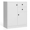 2-Door Storage Cabinet Buffet Cabinet w/ 2 Drawers Sideboard Kitchen Hallway