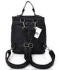 Black Quality Womens Backpack Ladies Handbag Girls School Bag