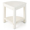 Bathroom Shower Bench Stool 2-Tier Corner Shower Bath Seat Waterproof Foot Rest
