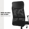 Office Swivel Chair Mesh High Back Executive Adjustable Seat Recline Chair QW