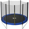 6FT 8FT 10FT 12FT 14FT Outdoor Garden Trampoline W/ Safety Net Enclosure Ladder