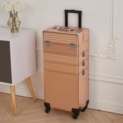 Largr Vanity Makeup Beauty Cosmetic Case Trolley Hairdressing Nail Storage Box
