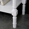 Slim Console Table White with Drawers Sideboard TV Stand Unit Narrow Hallway