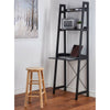 Verona Ladder Work Desk 2 Shelves Wooden Bedroom Computer Table Office Storage