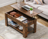 Coffee Table With Storage Lift Top Up Drawer Shelf Wooden Living Room Furniture