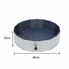 Foldable Dog Pool Collapsible Hard PVC Pet Dog Swimming Bath Tub Pet Wading Pool