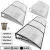 Door Canopy Awning Shelter Front Back Porch Outdoor Shade Patio Roof Rain Cover