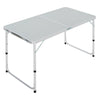 4FT Folding Table Portable Aluminium Camping Picnic Garden Dinner Serving Desks