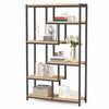 5Tier Bookcase Freestanding Shelving Display Storage for Living Room Home Office