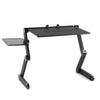 Laptop Cooling Stand Tray Holder Riser Desk Table For Bed Sofa Adjustable Metal