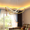 Modern Home LED Chandelier Lights Cool White Ceiling Light Lamp Living Room