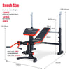 Adjustable Weight Bench Multi-function Weight Bench Set Home Gym Exercise