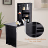 Wall Mounted Desk Folding Computer Table Space Saving Workstation Home Office