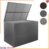 Storage Outdoor Box Garden Patio Chest Poly Rattan Container Box Patio Furniture