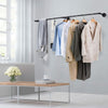 Industrial Pipe Clothes Rack Space-Saving Hanging Garment Rack Rod Laundry Room