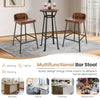 Vintage Industrial Bar Stools Tall Kitchen Stools Breakfast High Chair Low-Back
