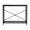 Retro 2Tier Console Table Side/End Table w Mesh Shelf Entryway Hallway Furniture