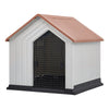 XL Large Outdoor Indoor Garden Pet Puppy Dog House Animal Shelter Plastic Kennel