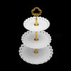 3 Tier Food Wedding Fruit Party Cake Plate Stand Cupcake Tool Serving Fittings