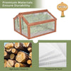 Wooden Greenhouse Garden Planter Box Growhouse Portable Cold Frame Transparent