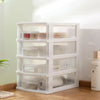 PLASTIC STORAGE DRAWERS 4 TIER DRAW TOWER UNIT MINI DESKTOP CONTAINER HOLDER NEW
