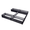 5Grid Garden Raised Vegetable Planter Outdoor Flower Trough Herb Grow Bed Box