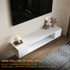 Wooden Wall Mounted Floating TV Unit Cabinet Stand With Storage TV Entertainment