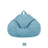 Adult Kids Bean Bag Chair Sofa Couch Cover Indoor Lazy Lounger No filling 4 Size