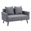 1/2 Seater Grey Linen Fabric Sofa Couch Settee Armchair Home Office Furniture