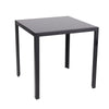 Glass Dining Table and 4 Chairs Set PU Leather Furniture Office Kitchen Modern