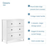 Chest Of Drawers White Bedside Cabinet Wardrobe Bedroom Storage Furniture