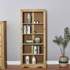 Corona Tall Pine Bookcase 5 Book Shelves Rack Mexican Solid Wood Living Room