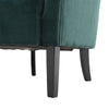 Velvet Upholstered Accent Armchair Buttoned Back Chair Living Room Lounge Sofa