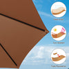 4.6M Patio Double-Sided Umbrella Parasol Outdoor Extra Large Crank Sunshade