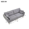 Linen Fabric Sofa Bed Couch Convertible Recliner Back Thick Cushions 3 Seater