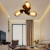 Vintage Ceiling Lights Adjustable Socket Industrial Chandeliers Metal Wire Cage