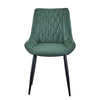 Dining Chairs Set of 2 Faux Leather Kitchen Chairs with Metal Legs Restaurants